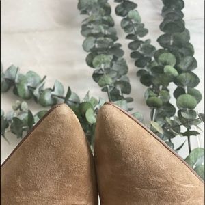 Suede Beige Pumps